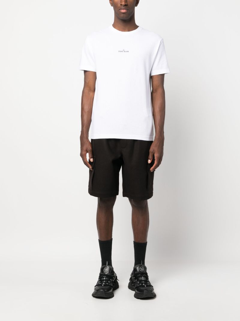 White Stamp Two Cotton T-shirt
