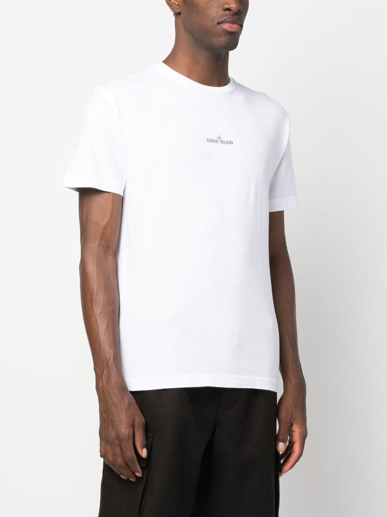 White Stamp Two Cotton T-shirt