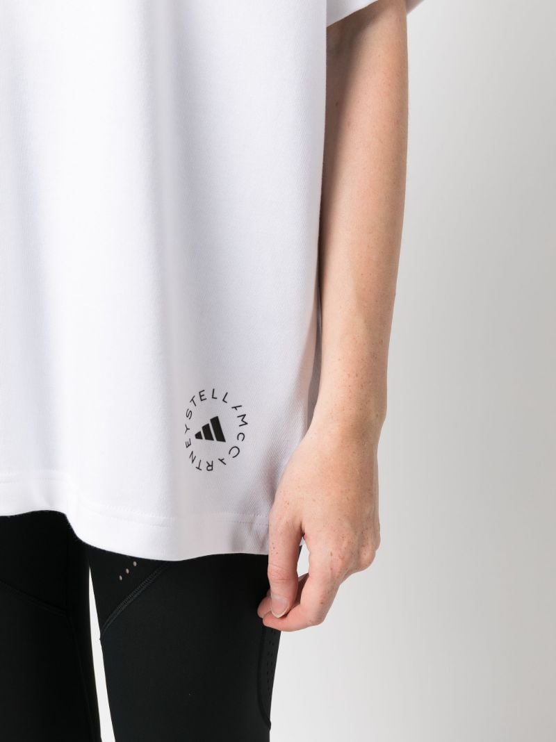 White Logo-print T-shirt