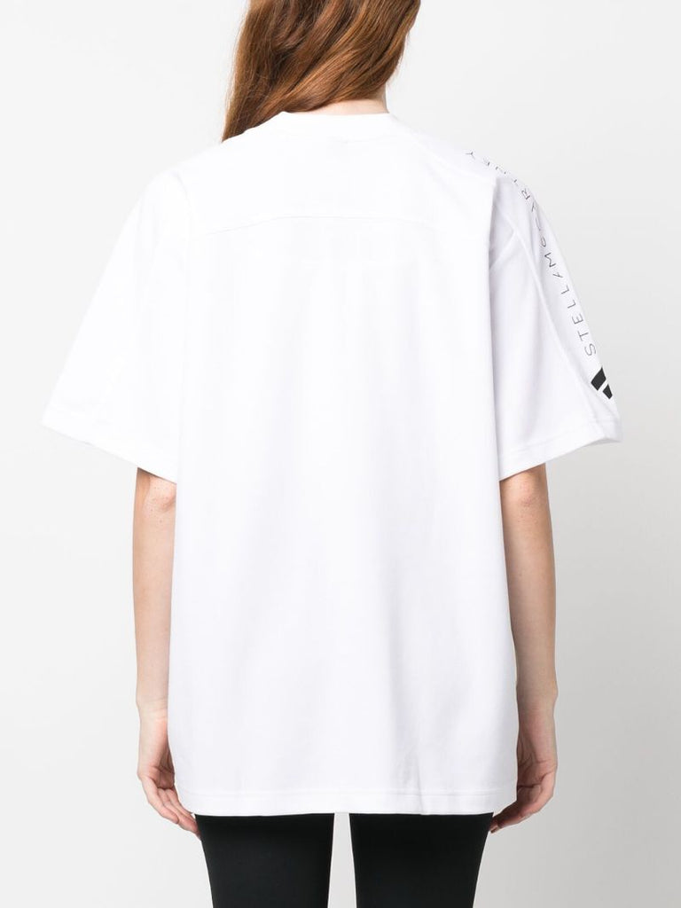 White Logo-print T-shirt