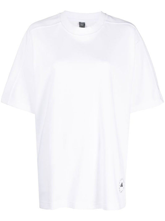 White Logo-print T-shirt