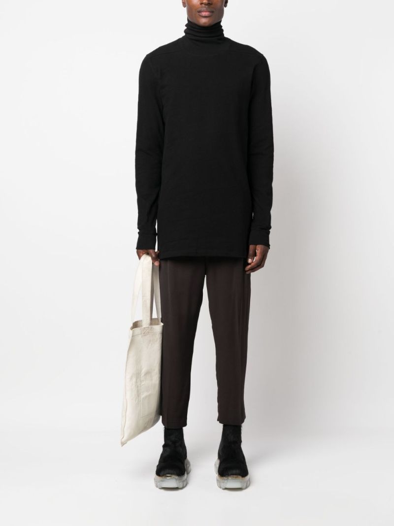 Black Organic Cotton Sweater