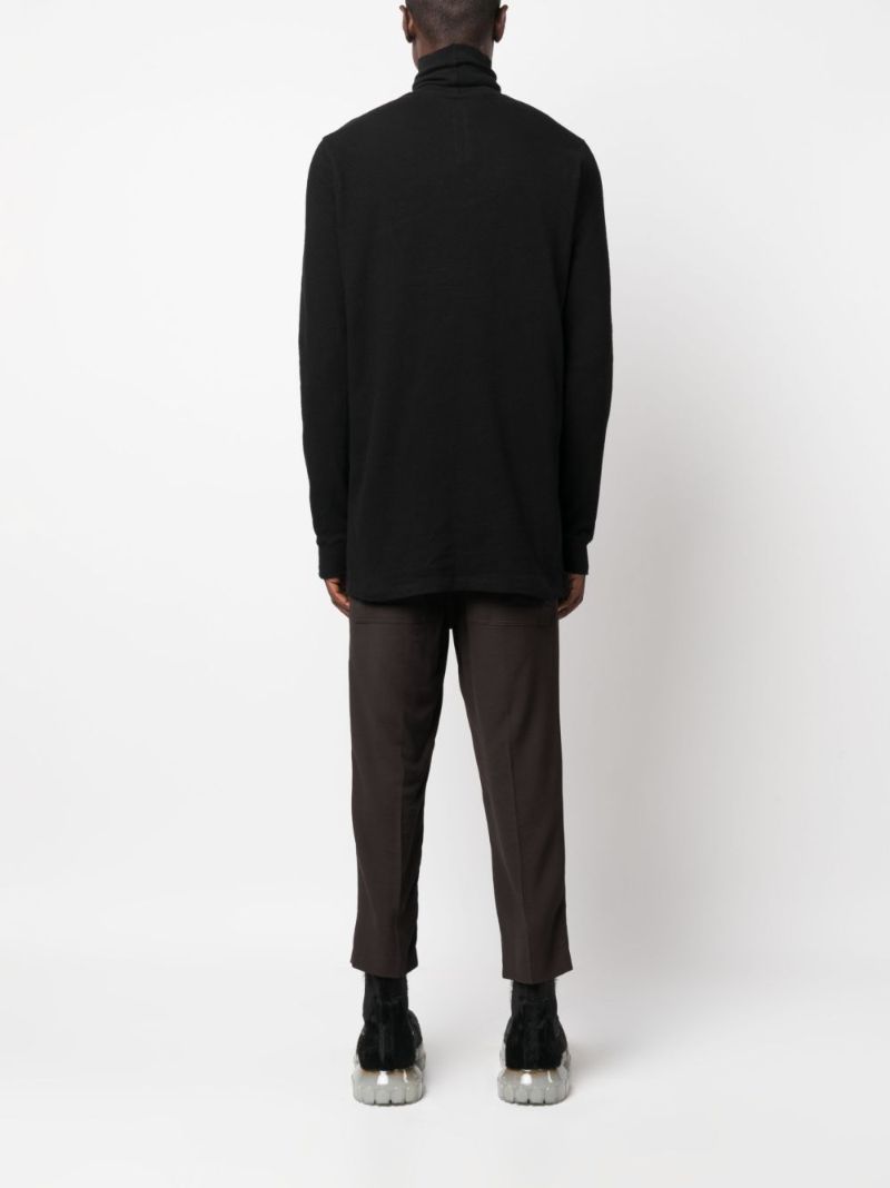 Black Organic Cotton Sweater