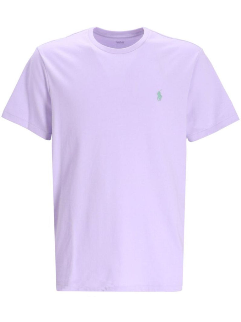 Purple Polo Pony Cotton T-shirt