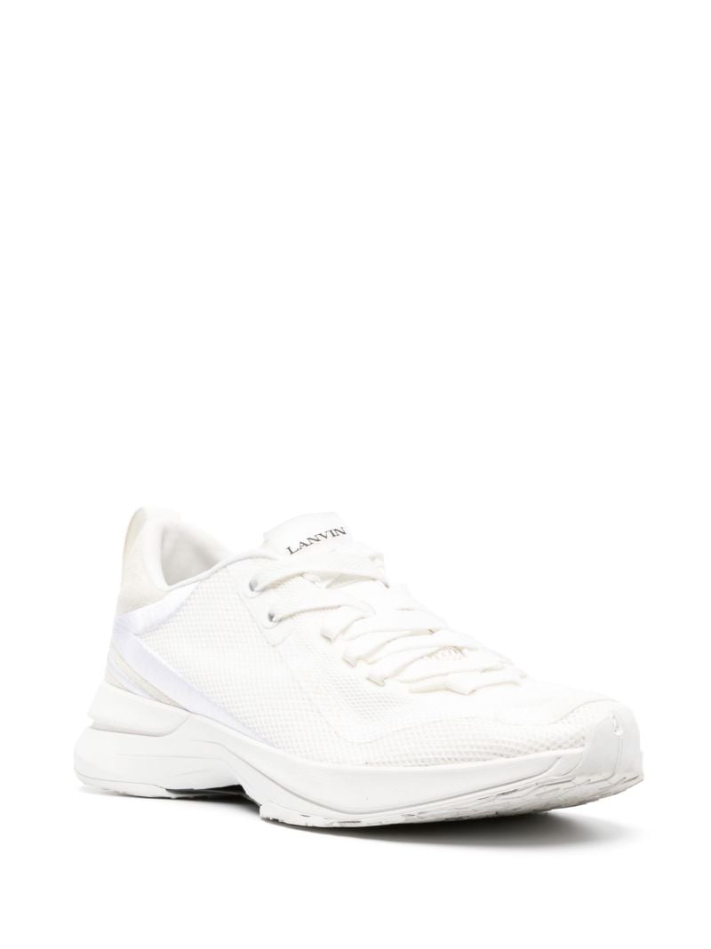 White Logo-patch Sneakers