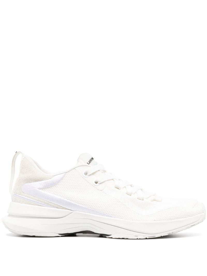 White Logo-patch Sneakers