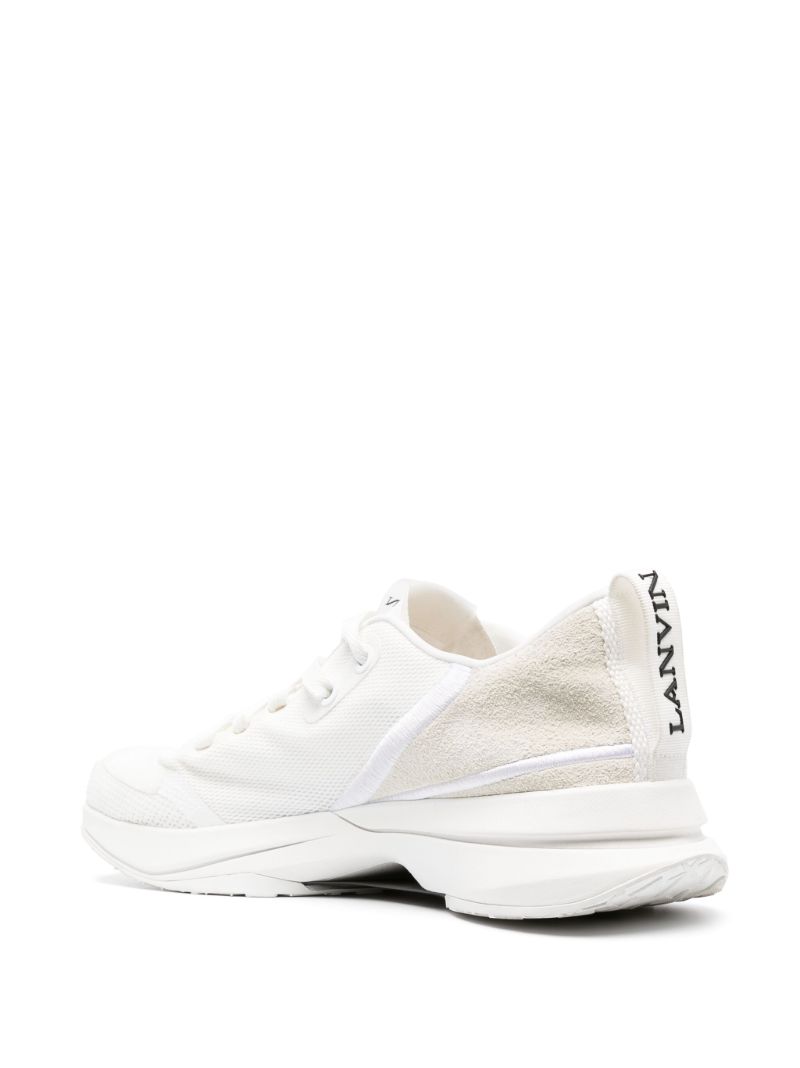 White Logo-patch Sneakers