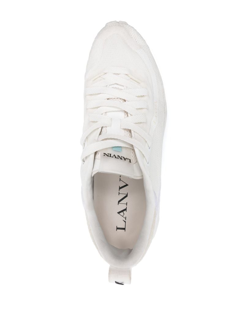 White Logo-patch Sneakers