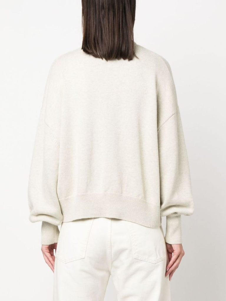 Grey Nash Logo-intarsia Sweater