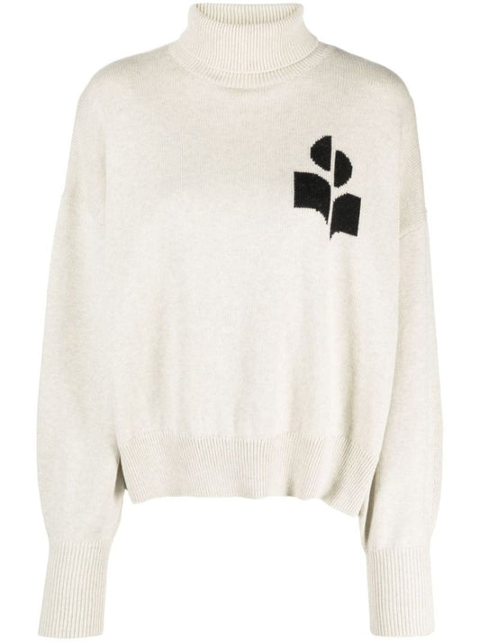 Grey Nash Logo-intarsia Sweater
