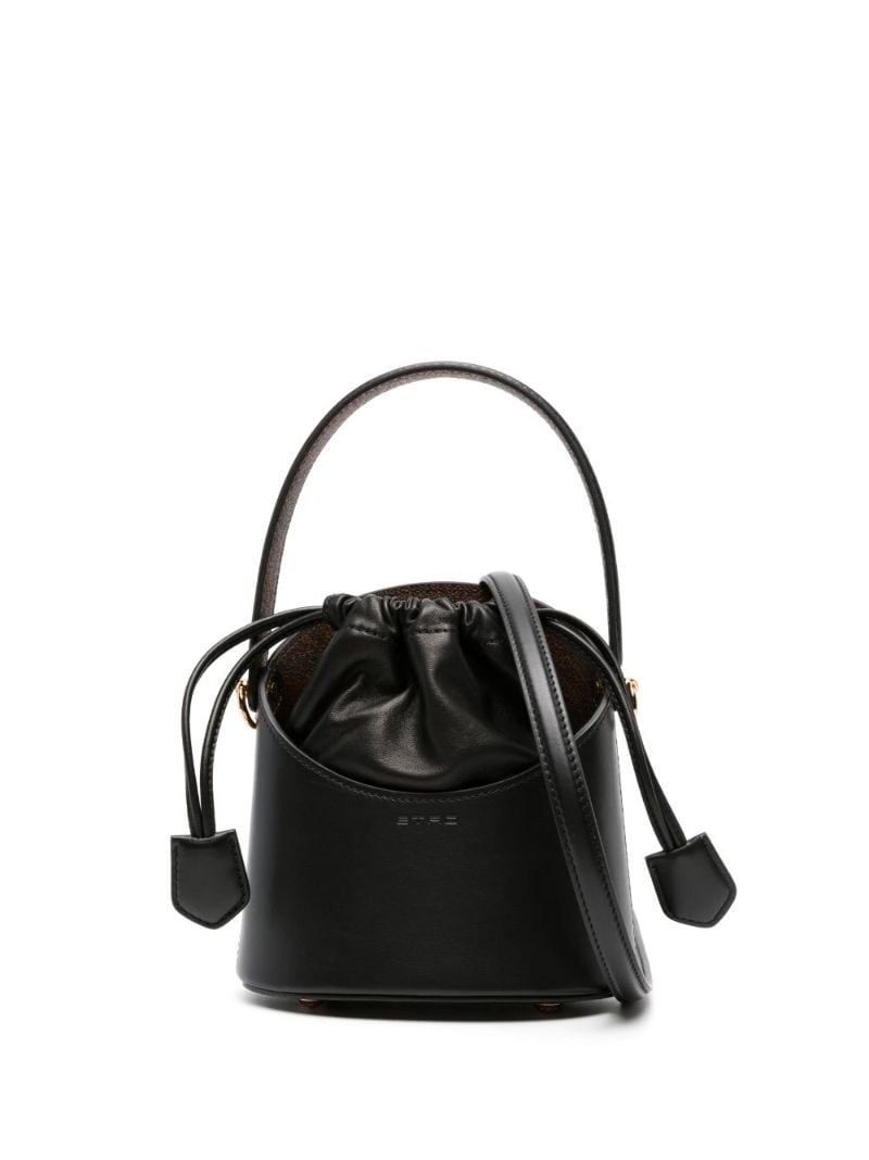 Black Saturno Leather Mini Bag