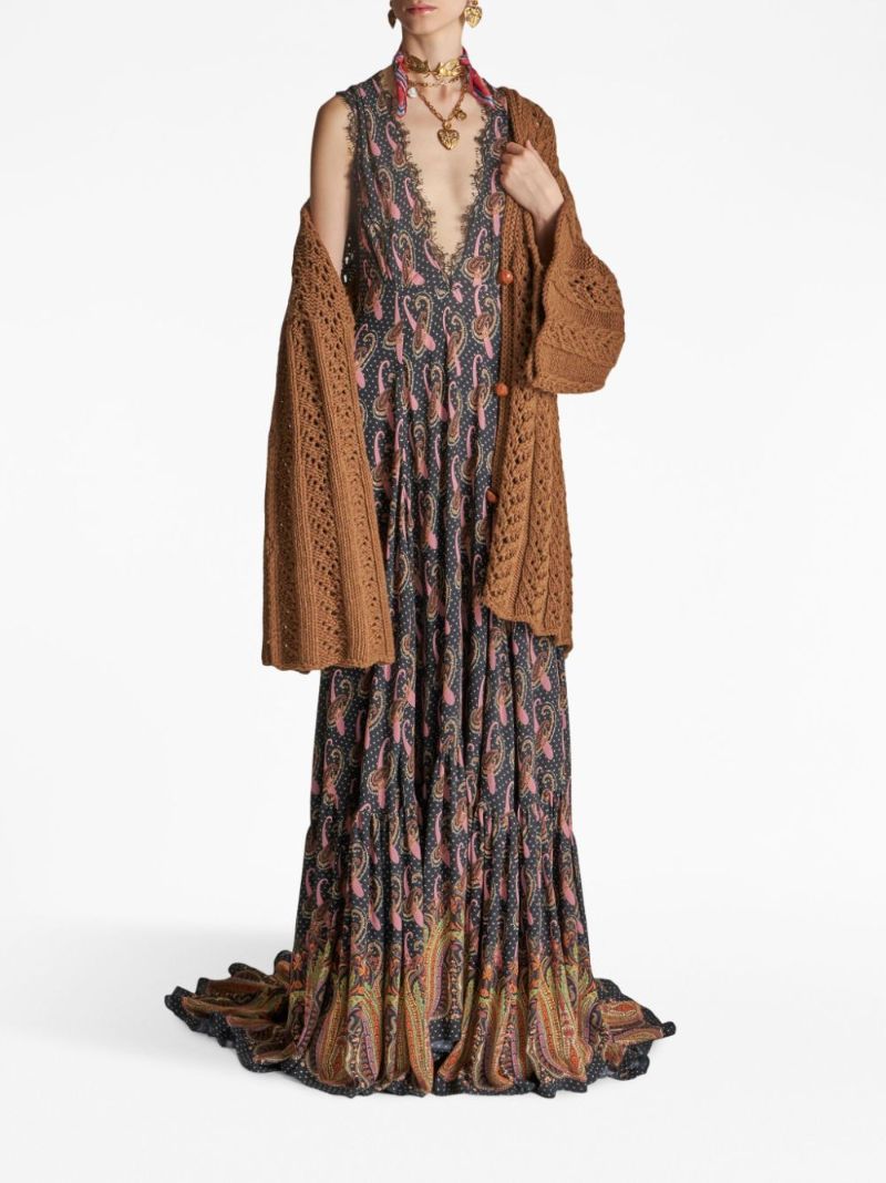 Brown Wool Cardigan