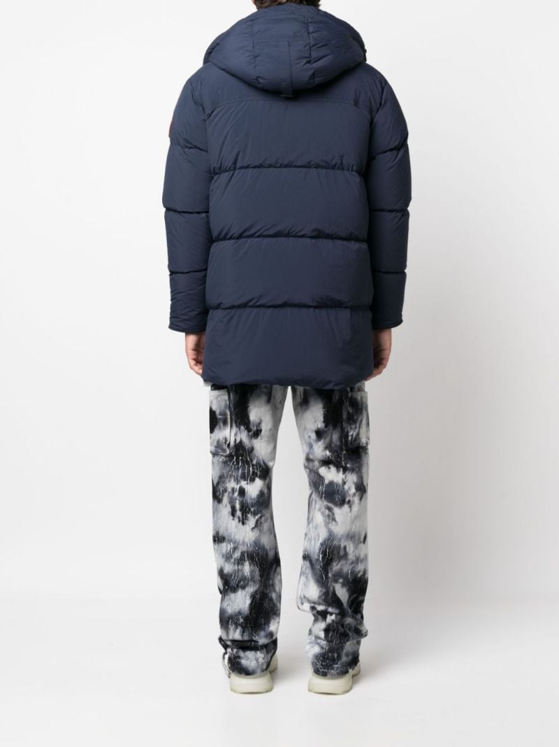 Blue Lawrence Hooded Quilted Coat