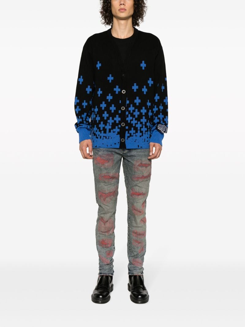 Blue Weft Blowout Skinny Jeans