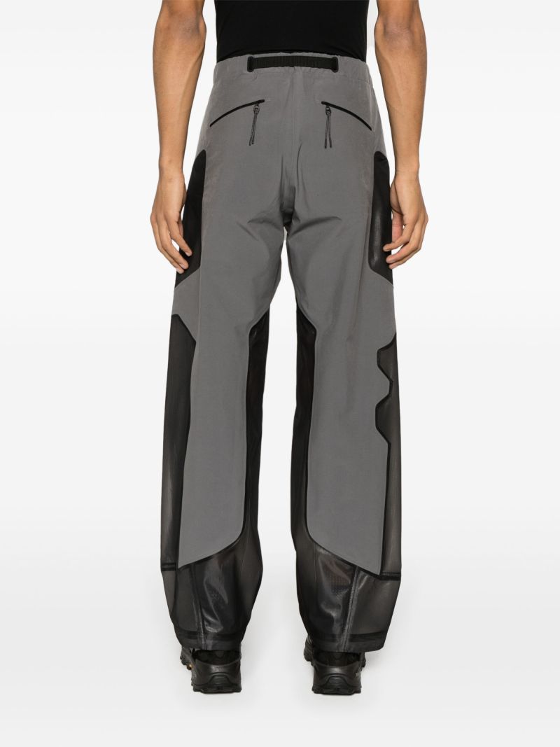 Grey Constructivism Straight-leg Trousers