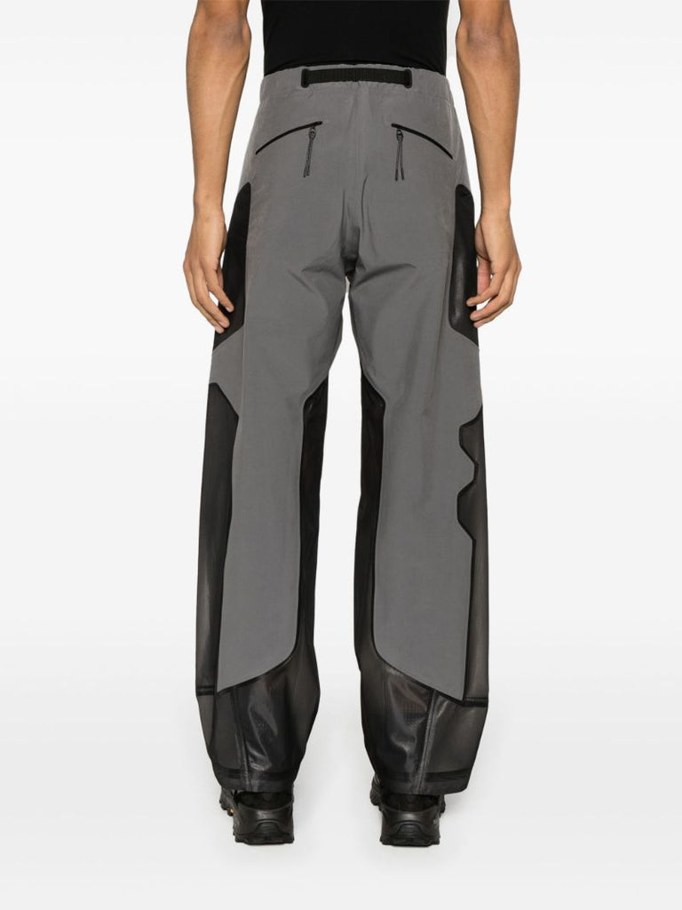 Grey Constructivism Straight-leg Trousers