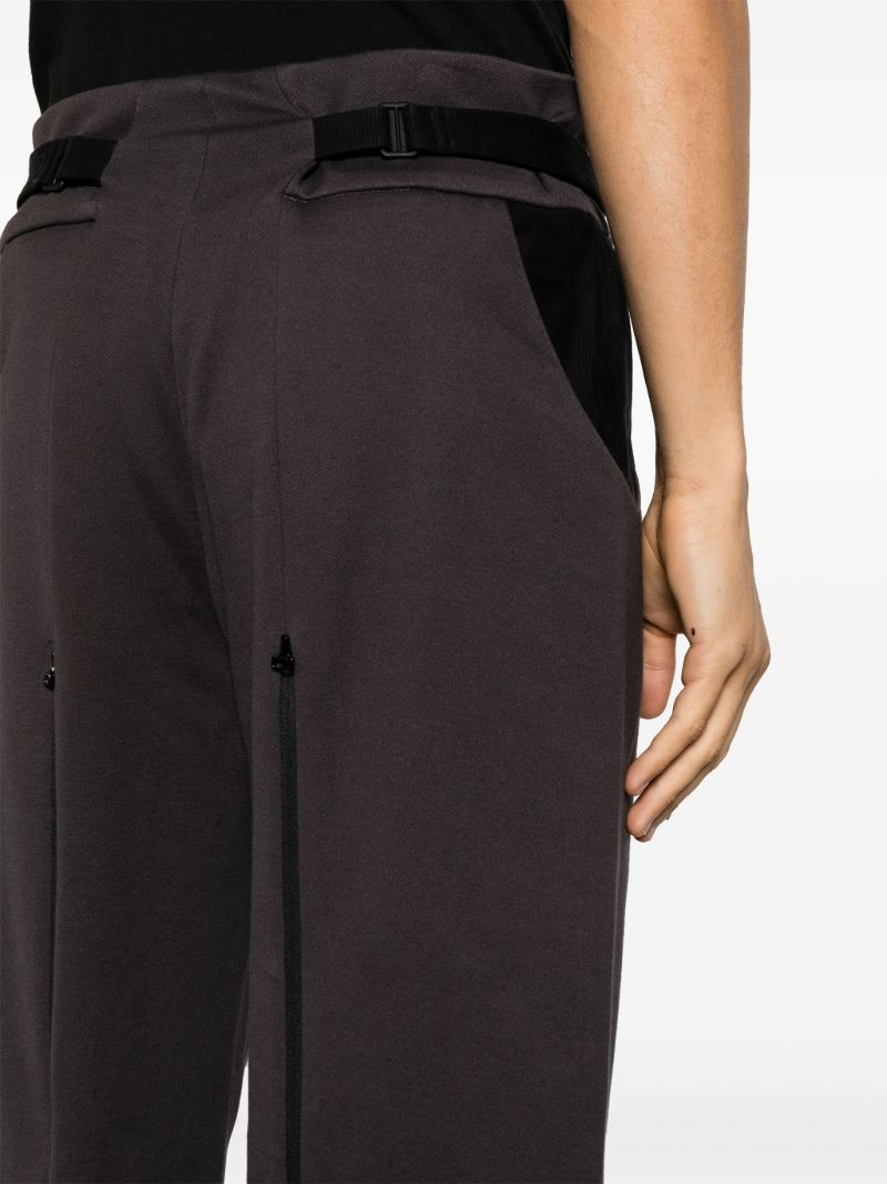 Grey Expand Straight-leg Trousers