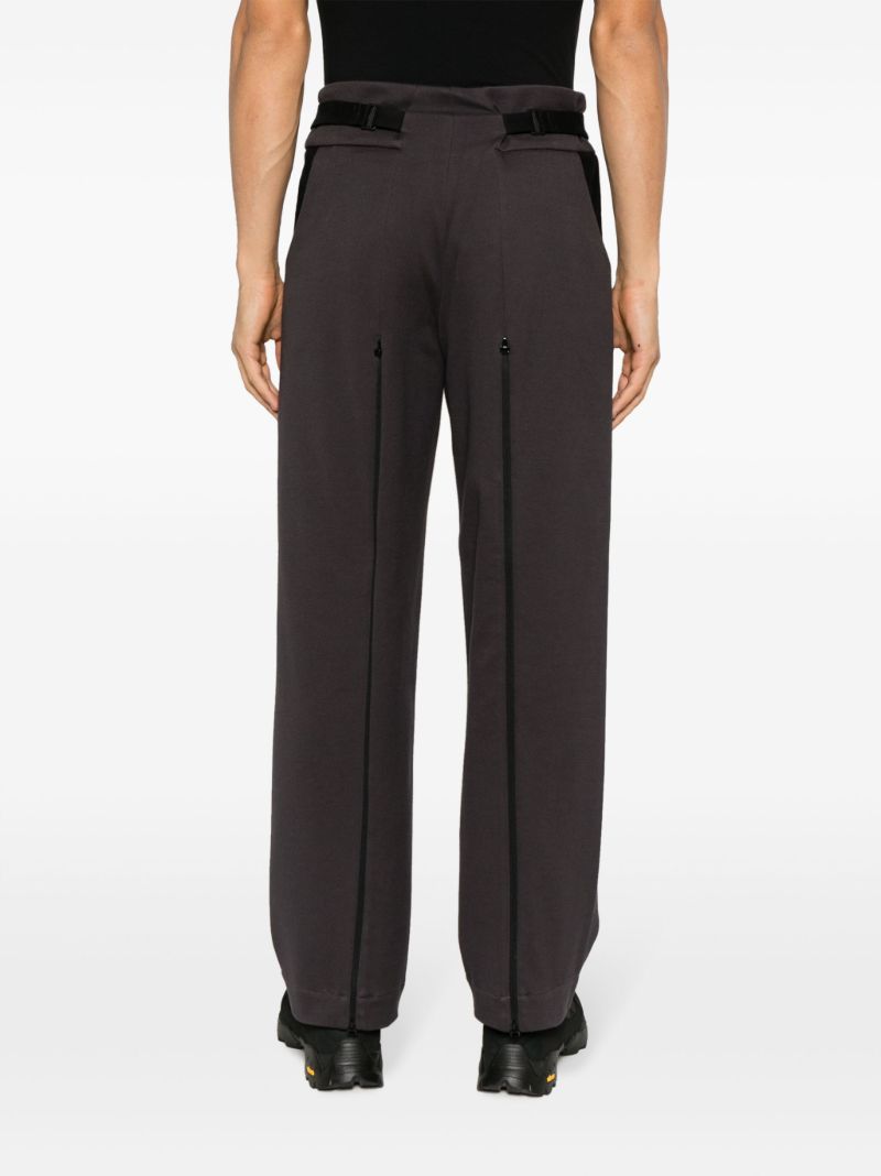 Grey Expand Straight-leg Trousers
