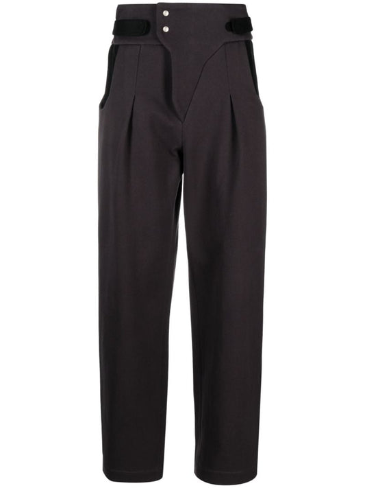 Grey Expand Straight-leg Trousers