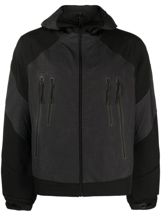 Black Armour Hooded Jacket