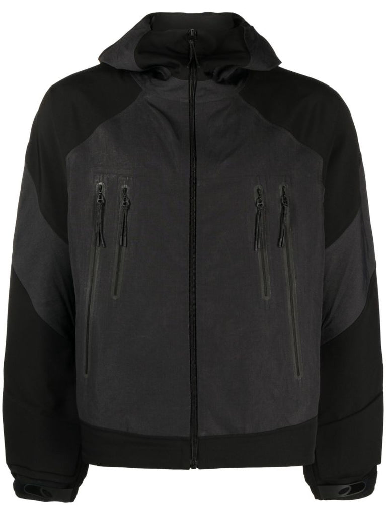 Black Armour Hooded Jacket