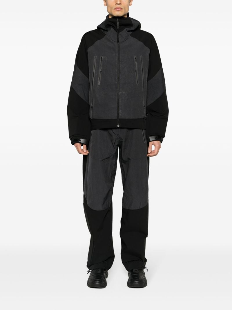 Black Armour Hooded Jacket
