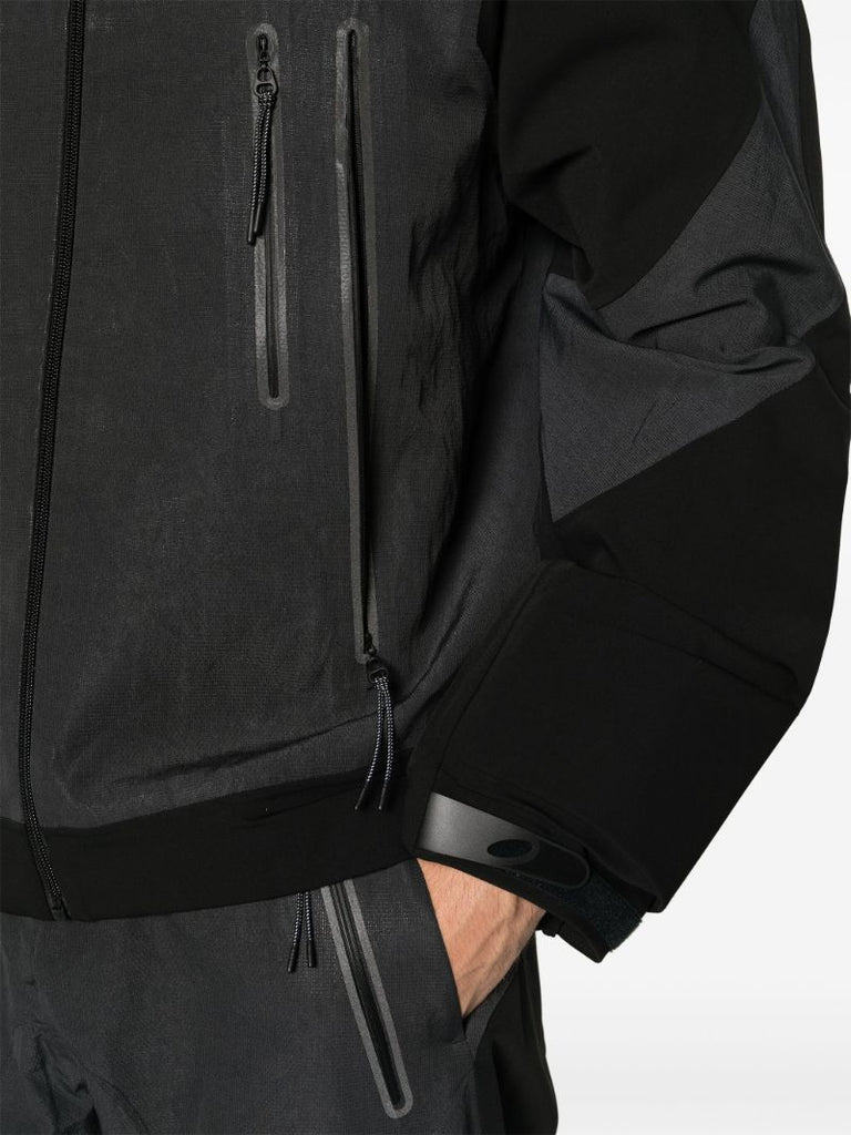 Black Armour Hooded Jacket