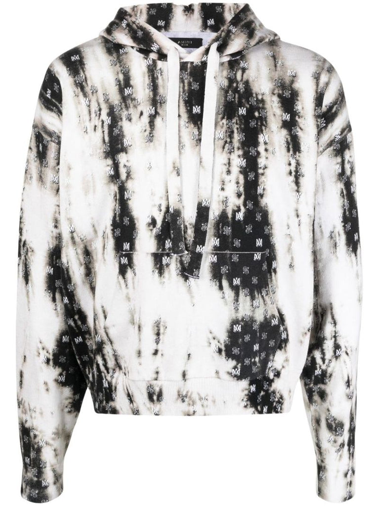 Black Logo-print Cotton Hoodie