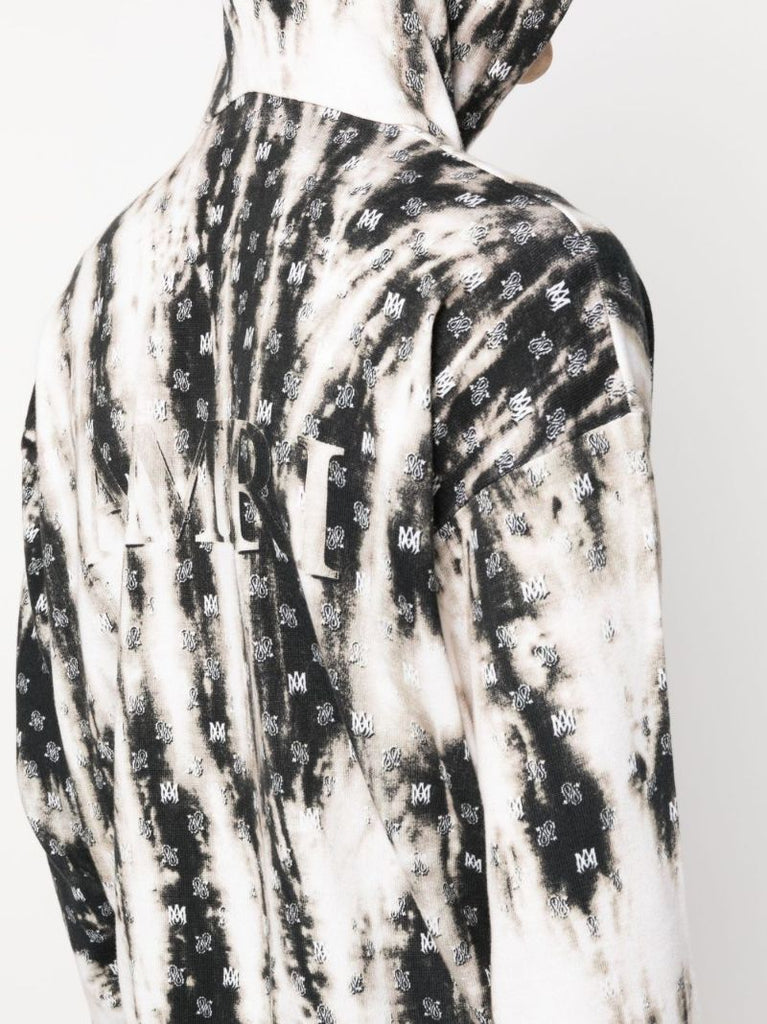 Black Logo-print Cotton Hoodie