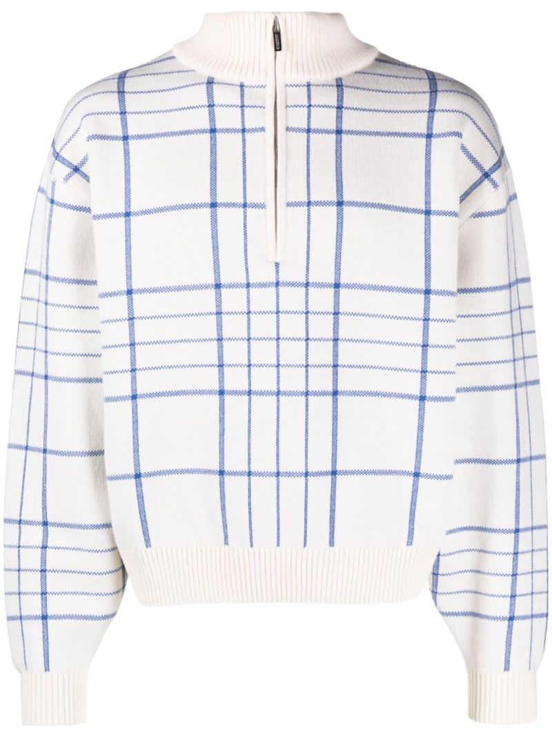 Neutral La Maille Carro Sweater