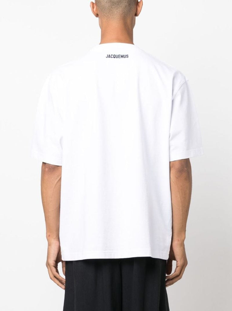 White Le T-shirt Soleil Cotton T-shirt