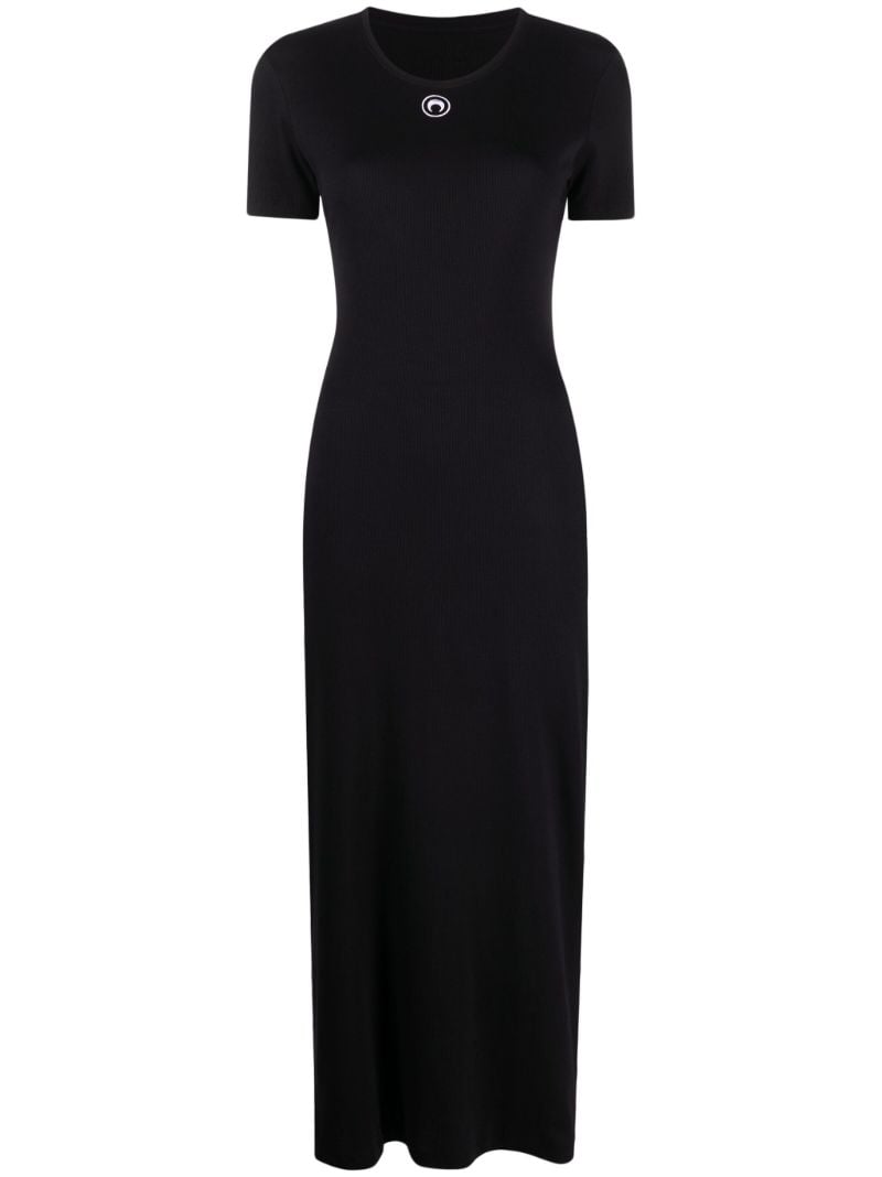 Black Crescent Moon Organic Cotton Dress