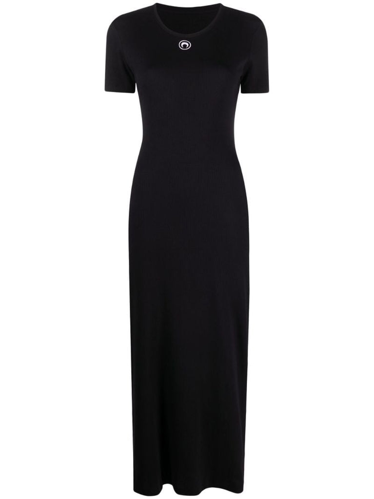 Black Crescent Moon Organic Cotton Dress