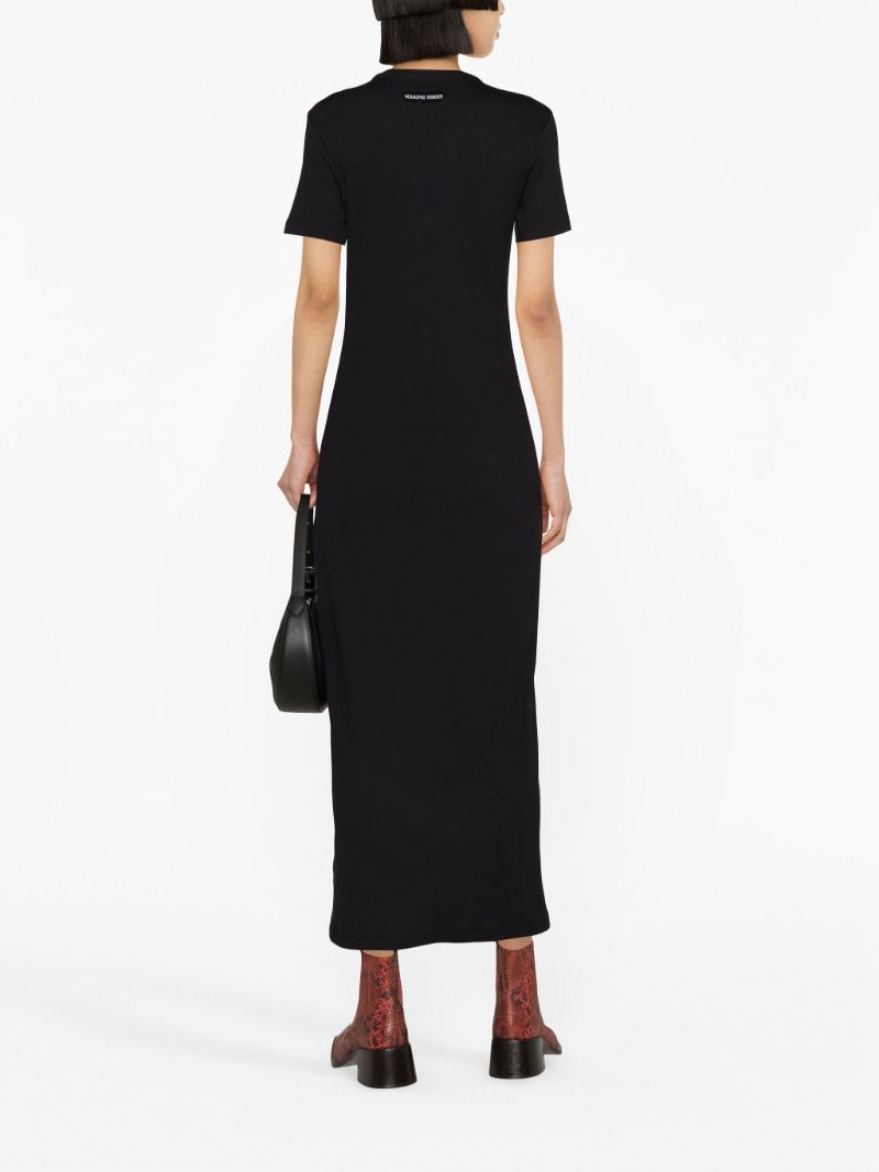 Black Crescent Moon Organic Cotton Dress