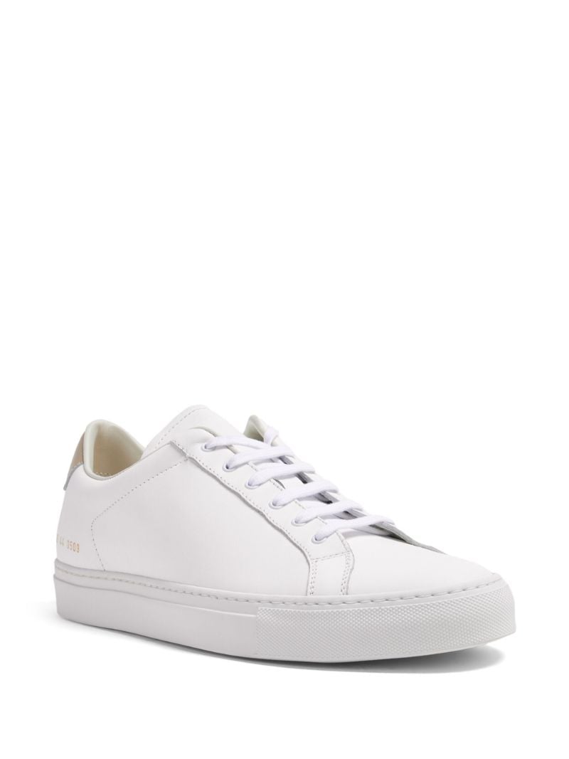 White Tennis Leather Sneakers