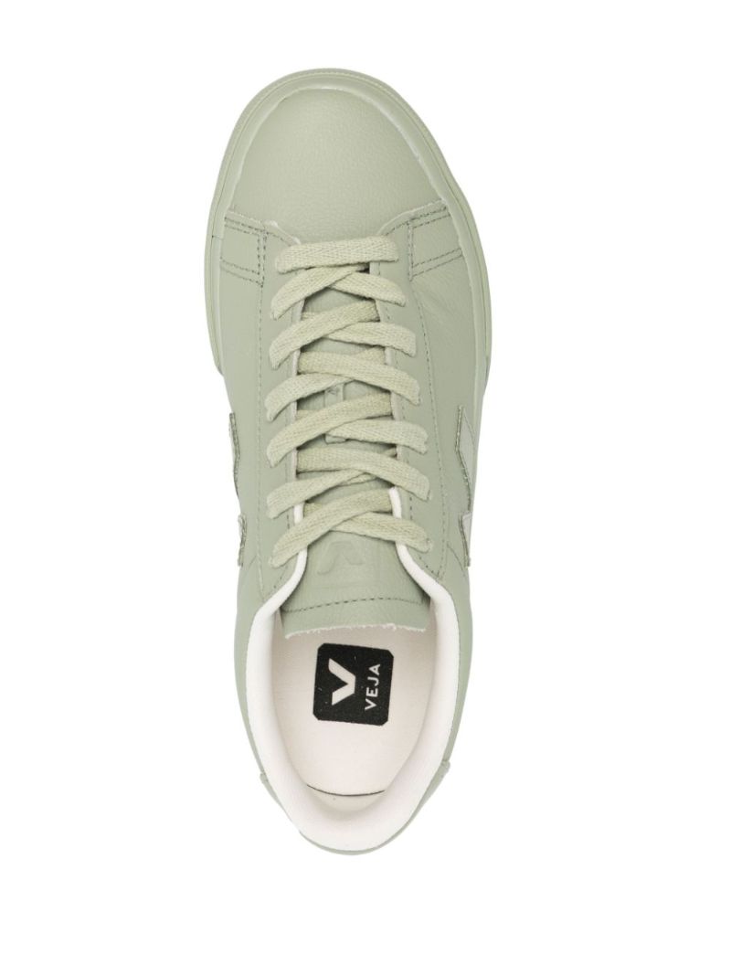 Green Campo Leather Sneakers