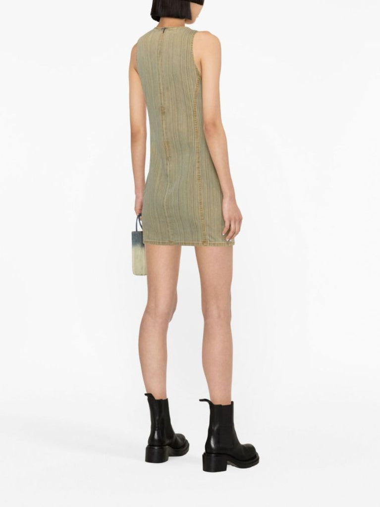 Green De-ferriz-fsd Denim Mini Dress