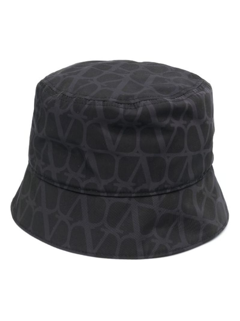 Black Toile Iconographe Cotton Bucket Hat