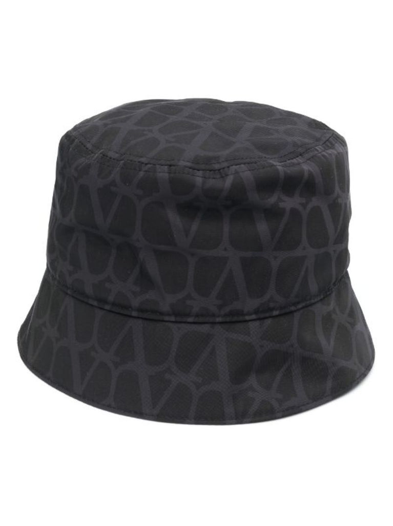 Black Toile Iconographe Cotton Bucket Hat