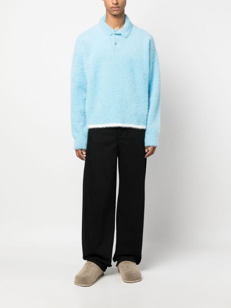 Blue Le Polo Neve Polo Sweater