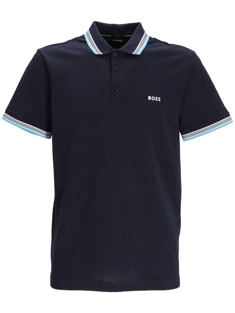 Blue Paddy Logo Embroidered Polo Shirt