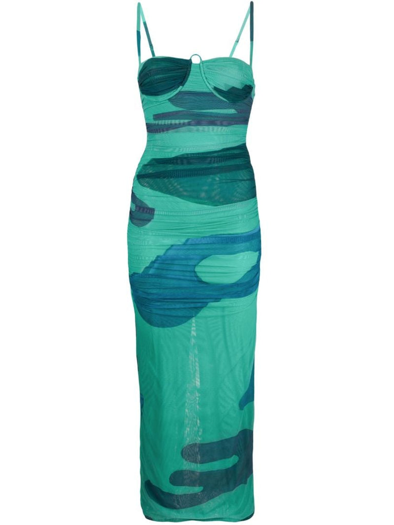Green Frankie Midi Dress