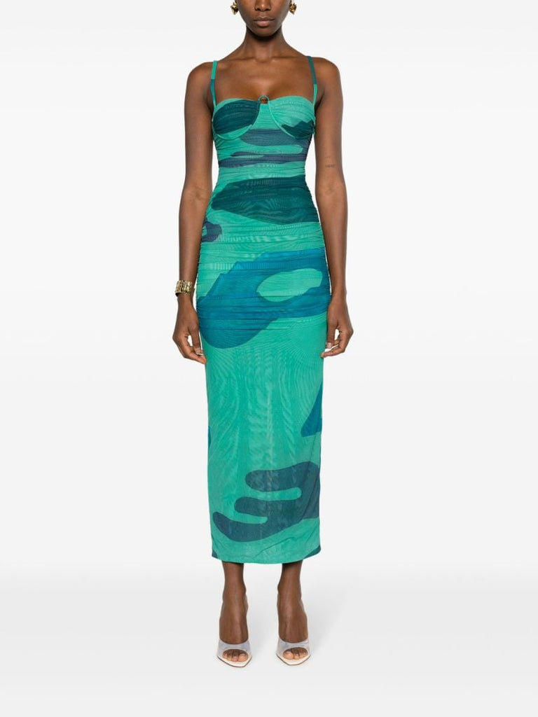 Green Frankie Midi Dress