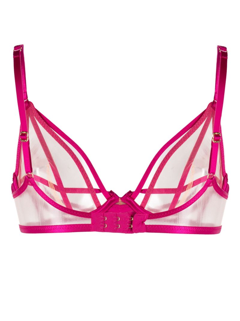 Pink Rubi Crystal Underwired Bra
