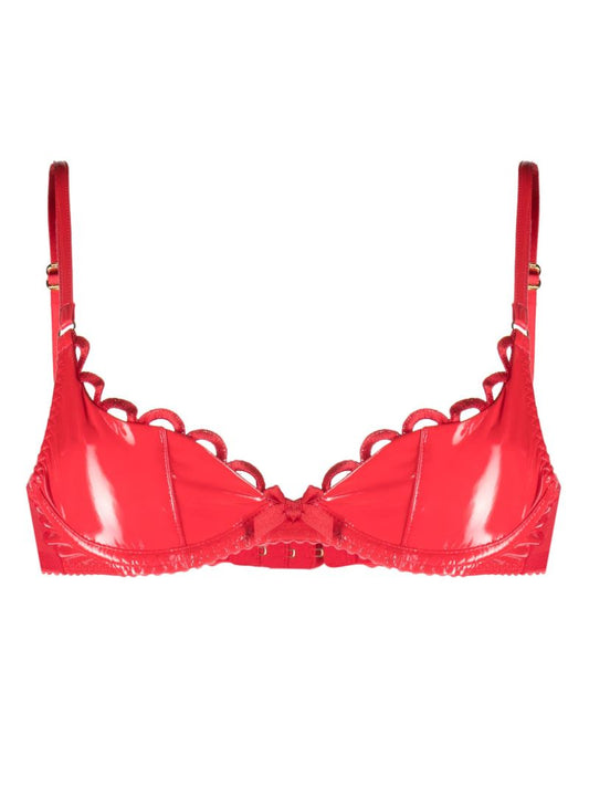 Red Zarya Demi Cup Bra