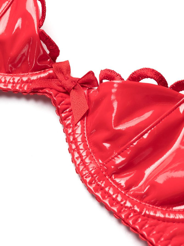 Red Zarya Demi Cup Bra