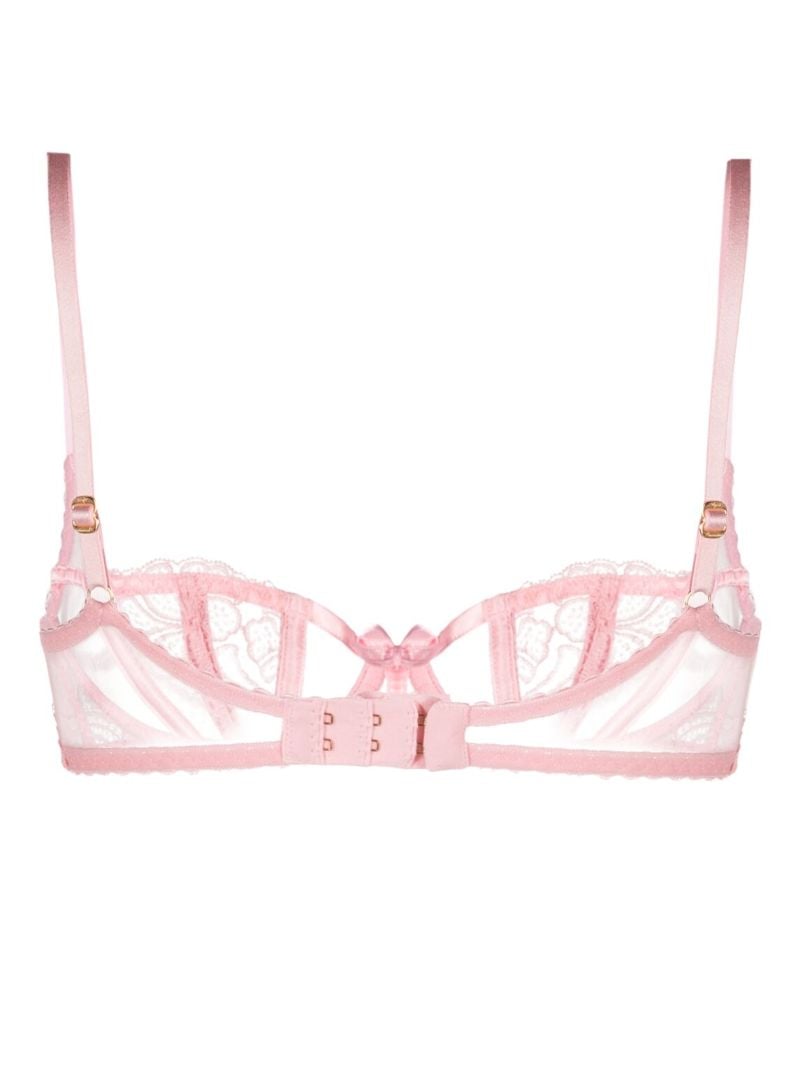 Pink Rozlyn Balconette Underwired Bra