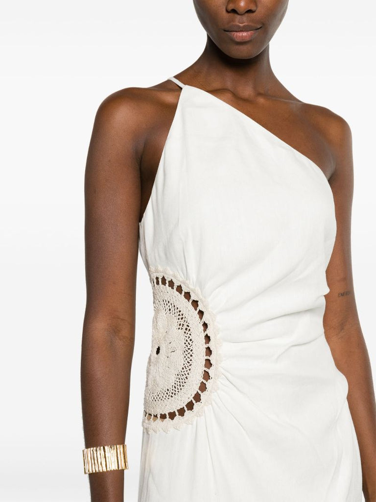 White Atacama Asymmetric Dress