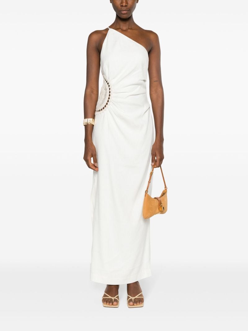 White Atacama Asymmetric Dress