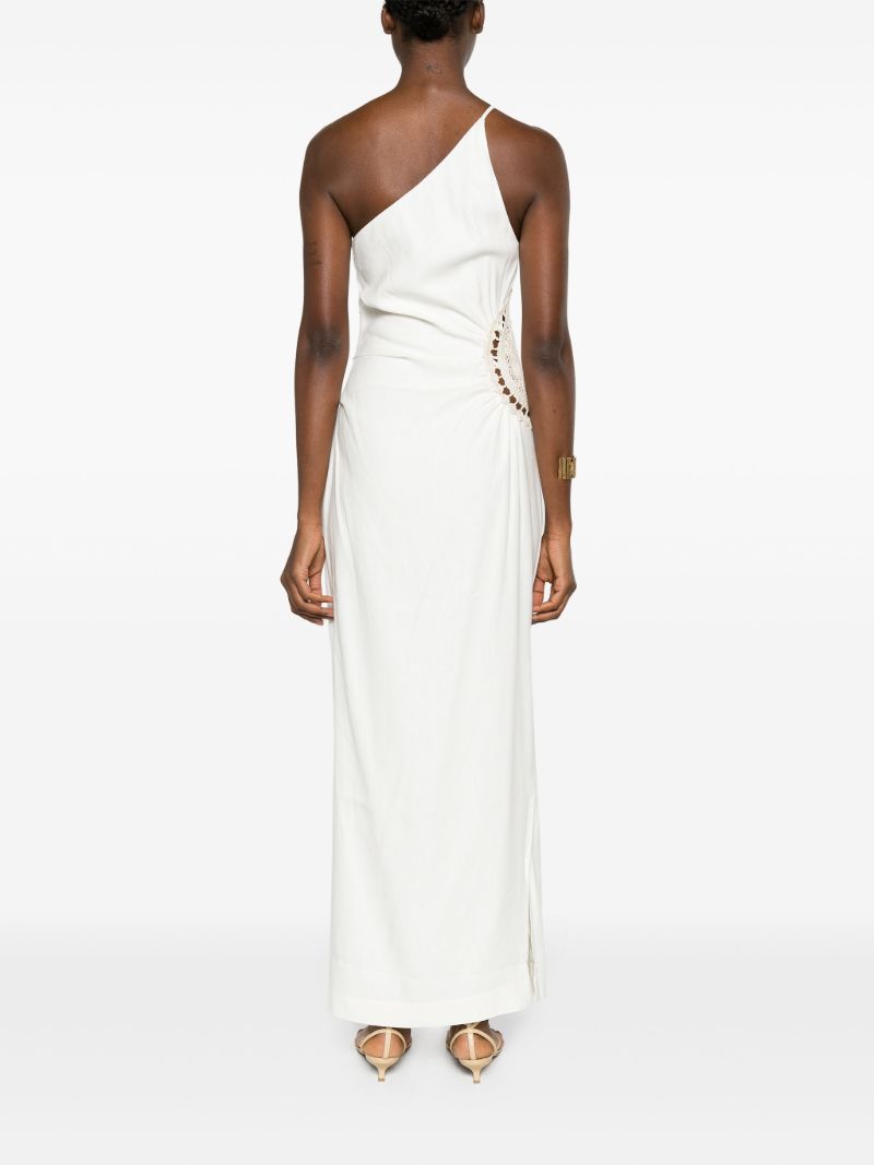 White Atacama Asymmetric Dress